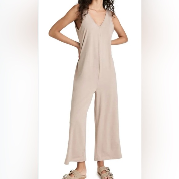 Varley Pants - Varley Beige Jumpsuit